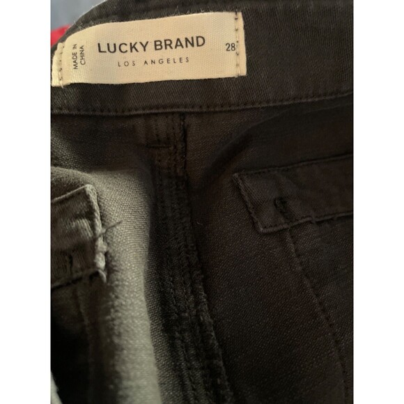 Lucky Brand Women's Raw Hem Utility Shorts size 28 NWT Cut-Off Black - Picture 5 of 13